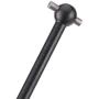 RC Car Drive Shaft, 2 Pcs Metal Front Rear Universal Drive Shaft for HIMOTO E10MTL E10MT E10BP 1/10 Remote Control Car(Black)