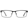 Eyecedar 5-Pack Reading Glasses Men Metal Frame Rectangle Style Stainless Steel Material Spring Hinges Includes Computer Readers +2.50