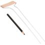 Bosmere Small-Faced Copper Plate Metal Plant Marker, 10'' High (Pack of 20)