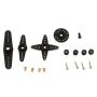 dailymall 15KG High Metal Gear Servo Motor 360 Degrees for Robot Part
