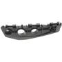 DAT AUTO PARTS Bumper Bracket Support Set of Two Replacement for 11-13 Toyota Corolla Black Front Left Driver Right Passenger Side Pair TO1042114