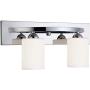 Bennington Lakeland 2-Bulb Bath Vanity Light Fixture Bar, Chrome