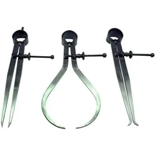 3 Pieces Spring Caliper Set - Inside, Outside & Divider 12'' Inch / 300 mm - Measuring Tool, Workshop, Tool Room 3 Pieces Spring Caliper Set - Inside, Outside & Divider 12'' Inch / 300 mm - Measuring Tool, Workshop, Tool Room