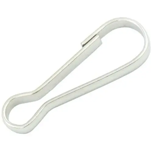 200 Pcs - Metal Spring Hooks 1'' 25mm Purse Pulis Snap Clip for Lanyard Zipper Pull ID Card Key Chain Findings (Nickel) 200 Pcs - Metal Spring Hooks 1'' 25mm Purse Pulis Snap Clip for Lanyard Zipper Pull ID Card Key Chain Findings (Nickel)