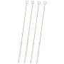 Juvale Drinking Straw Cleaning Brush – 4-Pack 12 Inch Extra Long Stainless Steel Metal Bristle Drink Straw Cleaner Brush