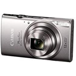 Canon PowerShot ELPH 360 Digital Camera w/ 12x Optical Zoom and Image Stabilization - Wi-Fi & NFC Enabled (Silver)