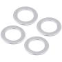 Hobbypark Anodized Aluminum Hex Wheel Hubs Pins and M4 Flanged Lock Nuts Washers Set for Traxxas Slash 2WD 1/10 Upgrade Parts Replace 1654 3654 (Navy Blue)