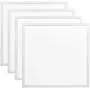 4-Pack 2x2 FT LED Panel Light, Luxrite, 40W, 3000K Soft White, 4000 Lumens, 0-10V Dimmable, 24x24 Inch LED Drop Ceiling Light, UL Listed and DLC Listed