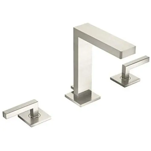 Symmons SLW-3612-STN-1.5 Duro Widespread 2-Handle Bathroom Faucet with Drain Assembly in Satin Nickel (1.5 GPM) Symmons SLW-3612-STN-1.5 Duro Widespread 2-Handle Bathroom Faucet with Drain Assembly in Satin Nickel (1.5 GPM)