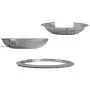 Range Kleen Style D Heavy Duty Drip Pans and Trim Rings (Includes 2 Small and 2 Large) for GE Hotpoint Range Kleen Style D Heavy Duty Drip Pans and Trim Rings (Includes 2 Small and 2 Large) for GE Hotpoint
