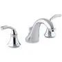 KOHLER K-10269-4-CP Forte Widespread Commercial Bathroom Sink Faucet with Sculpted Lever Handles, Metal Drain, Red/Blue Indexing and Vandal-Resistant Aerator, Polished Chrome KOHLER K-10269-4-CP Forte Widespread Commercial Bathroom Sink Faucet with Sculpted Lever Handles, Metal Drain, Red/Blue Indexing and Vandal-Resistant Aerator, Polished Chrome