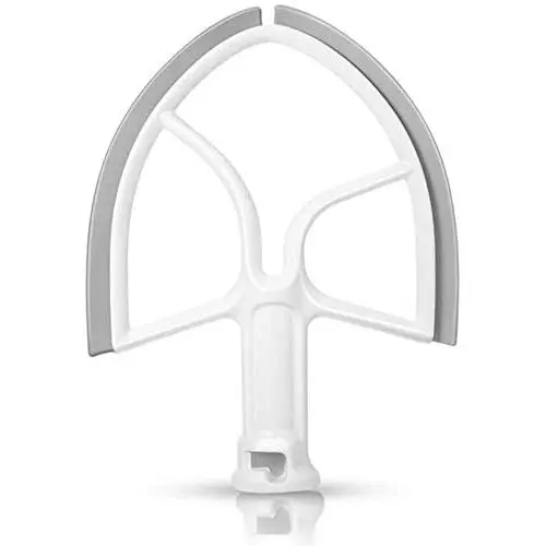 5QT Flex Edge Beater for KitchenAid Bowl-Lift Stand Mixer,5 Quart Flat Beater Blade Replacement Asseccories Attachments with Flexible Silicone Edge Bowl Scraper