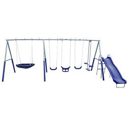 XDP Recreation Fun Forever Swing Set, Gray