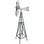 Ebros 41'' Tall Oversized Rustic Country Farm Agricultural Windmill Outpost Galvanized Metal Handcrafted Wind Catcher Spinner Western Home and Garden Vintage Farmhouse Country Accent Sculpture Ebros 41'' Tall Oversized Rustic Country Farm Agricultural Windmill Outpost Galvanized Metal Handcrafted Wind Catcher Spinner Western Home and Garden Vintage Farmhouse Country Accent Sculpture