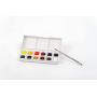 Winsor & Newton Cotman Water Colour Paint Sketchers Pocket Box, Half Pans, 14-Pieces