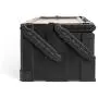 KETER 22 Inch Cantilever Plastic Portable Tool Box Organizer with Metal Latches for Small Parts, Hardware and Tool Storage and Organization