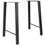 Tengchang 28 Tall Metal Dinning Table Leg Cast Iron Desk Legs, Industrial style Trapezoid Furniture Legs, Set of 2