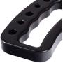 Rugged Ridge 13505.51 Black Aluminum Metal Front Grab Handle Kit, 2 Pack, for 07-18 Jeep Wrangler JK