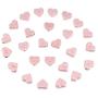 Mystart 26 Pieces Alloy Heart Shape A-Z Alphabet English Letters Charms Loose Beads for Bracelet Necklace Jewelry (Rose Gold)
