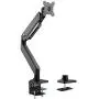 WALI Single Monitor Gas Spring Desk Mount Heavy Duty Aluminum Fully Adjustable Fit Screen up to 35 inch, 33 lbs. VESA 75 and 100 (GSM001XL), Black WALI Single Monitor Gas Spring Desk Mount Heavy Duty Aluminum Fully Adjustable Fit Screen up to 35 inch, 33 lbs. VESA 75 and 100 (GSM001XL), Black