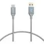 Amazon Basics Double Braided Nylon USB-C to USB-A 2.0 Fast Charging Cable, 3A - 1-Foot, Dark Grey Amazon Basics Double Braided Nylon USB-C to USB-A 2.0 Fast Charging Cable, 3A - 1-Foot, Dark Grey