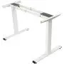 Electric Stand up Desk Frame - FEZIBO Dual Motor and Cable Management Rack Height Adjustable Sit Stand Standing Desk Base Workstation, White (Frame Only) Electric Stand up Desk Frame - FEZIBO Dual Motor and Cable Management Rack Height Adjustable Sit Stand Standing Desk Base Workstation, White (Frame Only)