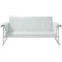Crosley Furniture CO1028-WH Veranda Retro Outdoor Metal Sofa Glider, Alabaster White Crosley Furniture CO1028-WH Veranda Retro Outdoor Metal Sofa Glider, Alabaster White