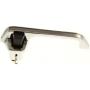 Door Handle compatible with Chevy Suburban 73-88 Front RH and LH Included Outer Metal Chrome w/Black Plastic Lever