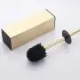 Freestanding Solid Stianless Steel 304 Toilet Bowl Brush and Holder for Bathroom Storage and Organization - Space Saving, Sturdy, Deep Cleaning, Covered Brush (Gold) Freestanding Solid Stianless Steel 304 Toilet Bowl Brush and Holder for Bathroom Storage and Organization - Space Saving, Sturdy, Deep Cleaning, Covered Brush (Gold)