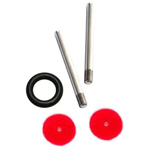 2 Pieces Metal Vintage Domestic Home Sewing Machine Screw-in Spool Pins + Bobbin Winder Tire + Red Felt Pad Thread Holder Wire Pole Spare Part Fits Singer, Kenmore and Japanese Made 2 Pieces Metal Vintage Domestic Home Sewing Machine Screw-in Spool Pins + Bobbin Winder Tire + Red Felt Pad Thread Holder Wire Pole Spare Part Fits Singer, Kenmore and Japanese Made