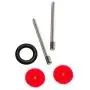 2 Pieces Metal Vintage Domestic Home Sewing Machine Screw-in Spool Pins + Bobbin Winder Tire + Red Felt Pad Thread Holder Wire Pole Spare Part Fits Singer, Kenmore and Japanese Made 2 Pieces Metal Vintage Domestic Home Sewing Machine Screw-in Spool Pins + Bobbin Winder Tire + Red Felt Pad Thread Holder Wire Pole Spare Part Fits Singer, Kenmore and Japanese Made