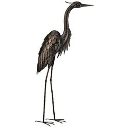 Regal Art and Gift 10867 45'' Bonze Heron, Standing, Inch, Bronze