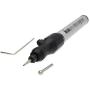 The Beadsmith Micro Engraver, 6.25'', Battery Operated (2xAAA), 2 Round Diamond-Tip Bits and Hex Key, Engraver, Polisher, and Mini Sander for Detail Metal Engraving, Wood Carving, and Jewelry Polishing