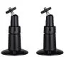 Wasserstein Adjustable Metal Mount with Universal Screw Compatible with Wyze Cam - Extra Flexibility for Your Wyze Cam (2 Pack, Black) Wasserstein Adjustable Metal Mount with Universal Screw Compatible with Wyze Cam - Extra Flexibility for Your Wyze Cam (2 Pack, Black)