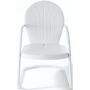 Crosley Furniture Griffith Metal Outdoor Chair - White