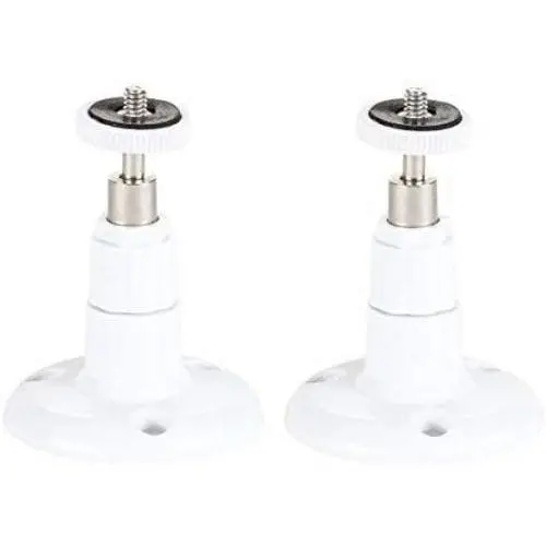Security Wall Mount - Adjustable Indoor/Outdoor Mount Compatible with Arlo, Arlo Pro, Arlo Pro 2, Arlo Pro 3/Pro4, Arlo Ultra/Ultra2, and Other Compatible Models (2 Pack, White) Security Wall Mount - Adjustable Indoor/Outdoor Mount Compatible with Arlo, Arlo Pro, Arlo Pro 2, Arlo Pro 3/Pro4, Arlo Ultra/Ultra2, and Other Compatible Models (2 Pack, White)