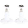 Security Wall Mount - Adjustable Indoor/Outdoor Mount Compatible with Arlo, Arlo Pro, Arlo Pro 2, Arlo Pro 3/Pro4, Arlo Ultra/Ultra2, and Other Compatible Models (2 Pack, White)