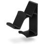 The UberAtlas - Dual Game Controller & Headphone Stand Wall Mount Holder for Xbox ONE, Series X, PS5, PS4, PS3, Switch, STEELSERIES Gamepad & More, Stay Organized No Screws by Brainwavz (Black)