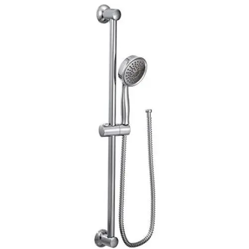 Moen 3668EP Eco-Performance Single Function Handheld Shower with 24-Inch Slide Bar, Chrome