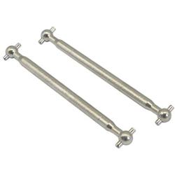 Bonarty 1 Pair Metal RC Car Dog Bone Rear Drive Shafts for 1/16 9130 Drive Car Parts