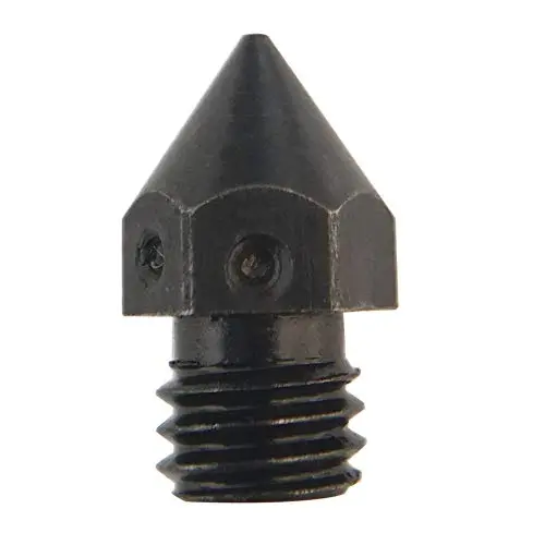 2pcs High Temperature Sharp Hardened Tool Steel MK8 Nozzle 0.4mm 0.6 0.8mm for 1.75mm Makerbot, Creality 3D Printer CR-10 All Metal Hotend, Ender 3 / Ender-3s, CraftBot, Prusa i3 3D Printer (2x0.6mm) 2pcs High Temperature Sharp Hardened Tool Steel MK8 Nozzle 0.4mm 0.6 0.8mm for 1.75mm Makerbot, Creality 3D Printer CR-10 All Metal Hotend, Ender 3 / Ender-3s, CraftBot, Prusa i3 3D Printer (2x0.6mm)
