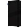 Shoe Rack Free Standing 9-Tier Black Foldable Shoe Rack Metal Shoe Tower 27 Pair Nonwoven Fabric Cover Shoe Storage Organizer Unit Entryway Shelf Stackable Cabinet Durable Metal Shelves (BLACK)