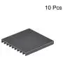 uxcell Electronics Cooler Heatsink for MOS GPU IC Chip Black 28 x 28 x 3 mm 10pcs