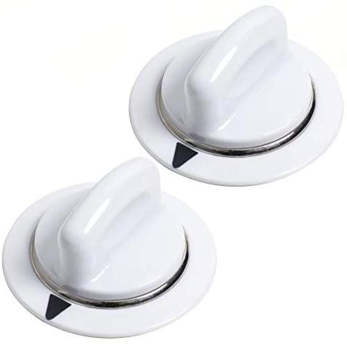 Unbreakable WE1M654 Dryer Heavy Duty Timer Knob with Metal Ring Replacement Part by Blue Stars - Exact Fit for GE & Hotpoint Dryers - Replaces AP3995098 WE01M0443 WE1M443 - Pack of 2 Unbreakable WE1M654 Dryer Heavy Duty Timer Knob with Metal Ring Replacement Part by Blue Stars - Exact Fit for GE & Hotpoint Dryers - Replaces AP3995098 WE01M0443 WE1M443 - Pack of 2