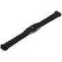 Shangpule Compatible for Fitbit Inspire HR / Inspire 2 / Inspire Bands , Stainless Steel Metal Replacement Wrist Band for Fitbit Inspire Women Man Large Small (Black)