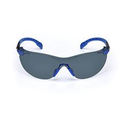 3M - S1102SGAF Safety Glasses, Solus 1000 Series, ANSI Z87, Scotchgard Anti-Fog, Grey Lens, Blue/Black Frame Gray Lens