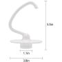 AMI PARTS K45DH Anti-stick Dough Hook Exact for K45 K45SS KSM90 KSM150 K5SS KitchenAid 4.5/5.0 Quart Bowel Tilt Head Stand Mixers