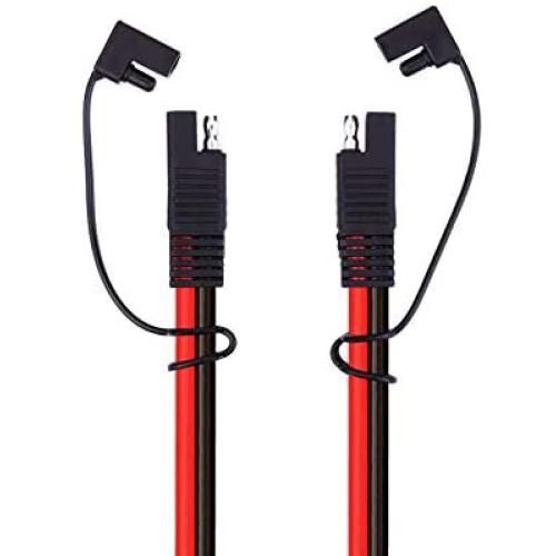 iGreely 10 Gauge SAE Power Automotive Extension Cable SAE to SAE Quick Disconnect Wire Harness SAE Connector for Solar Panel Battery Tender Motorcycle Cars Tractor 10 AWG 1M/3.3Ft