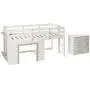 DONCO Twin Sweet Dreams LOW LOFT, White/Grey DONCO Twin Sweet Dreams LOW LOFT, White/Grey