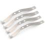 Fityle 4pcs Metal Leaf Springs for WPL B14 B24 C14 C24 1/16 Army Truck Spare Parts